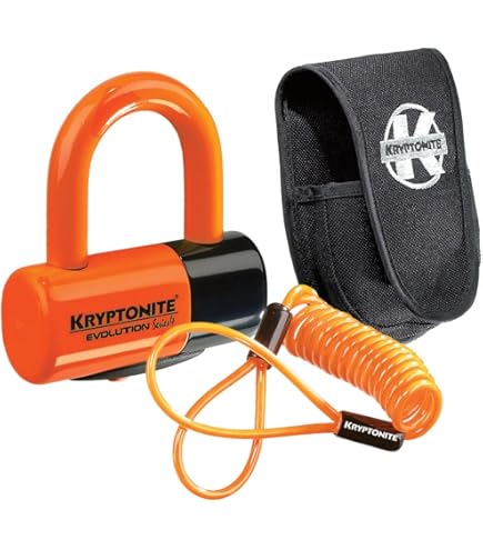 Kryptonite Evolution Compact Disc Lock, 13mm Hardened Max